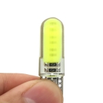 LED Лед Диодни Крушки За Габарит, Т10 W5W, COB 12-Core, 12V, 6 Цвята Светлина