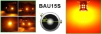 LED Крушки 30 SMD BA15S 1156 (P21W) BAU15S 1156 (PY21W) 12V - 24V, Бяла Оранжева Червена Синя Светлина Canbus