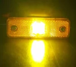 LED ЛЕД Светодиоден Оранжев Габарит Със Стойка Маркер Габарит Водоустойчив 12v за бус ван пикап ремарке каравана и др.