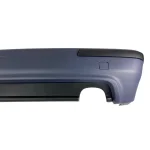 Задна броня за BMW E39 седан - M5 дизайн с двоен дифузер с отвори за парктроник грундирана