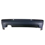 Задна броня за BMW E39 седан - M5 дизайн с единичен дифузер с отвори за парктроник грундирана